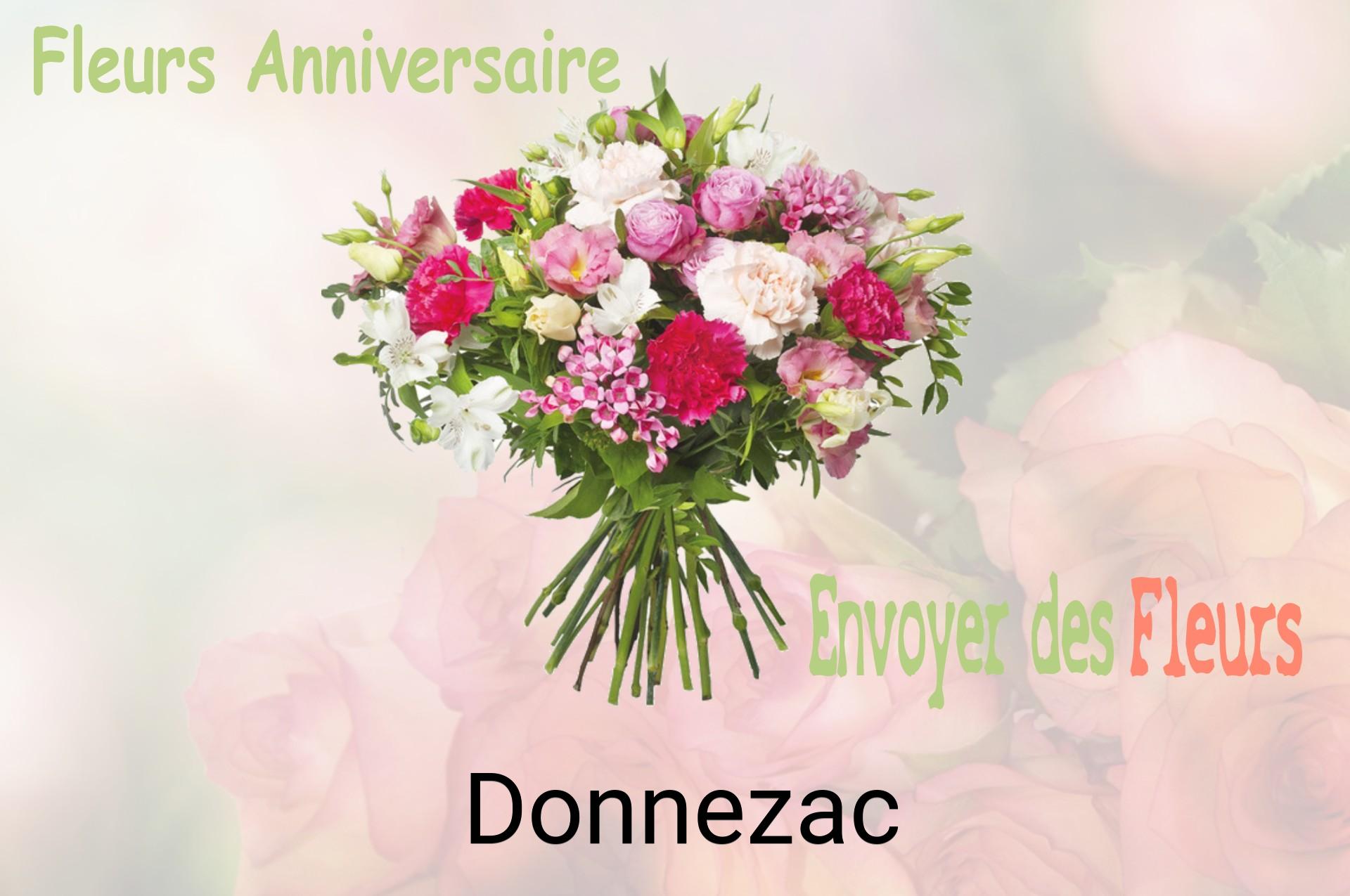 Bouquet de fleurs d’anniversaire livré à Donnezac